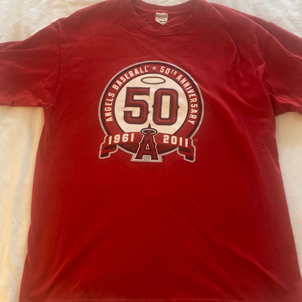 ANGELS BASEBALL 50th Anniversary UNISEX Shirt - 2011 - XL